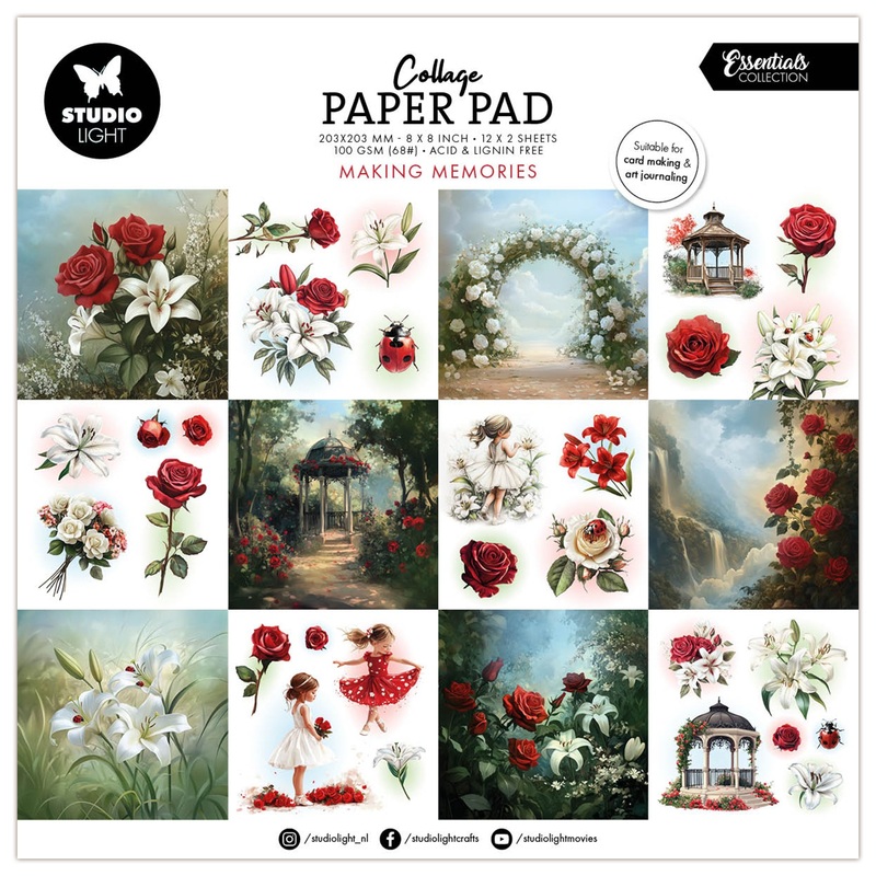 Studio Light Essentials Collage Paper Pad Making Memories