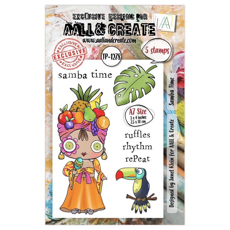 #TP-1278 – A7 Stamp Set – Samba Time