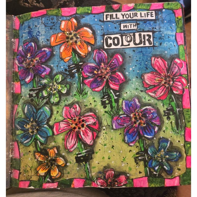 2025/11/28 – Art Journal Introduction – Ephemeras and collage paper – English