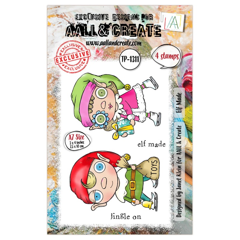 AALL and Create –  A7 Stamp Set – Elf Made #1311