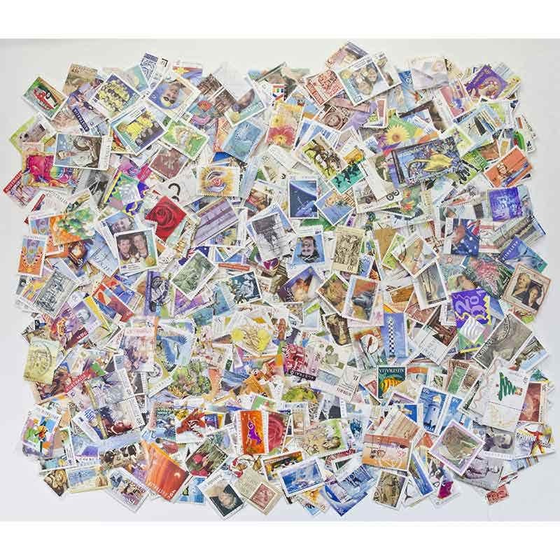 Australia 1966-2000s 1,500-Stamp Set Fine Used