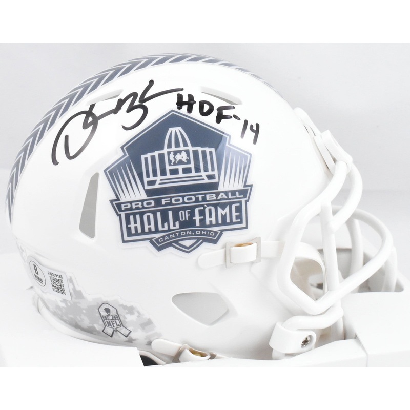 Derrick Brooks Autographed NFL Salute 24 Speed Mini Helmet HOF Beckett W Holo