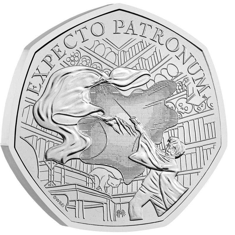 Great Britain Harry Potter The Patronus 2025 50p Cupro-Nickel Brilliant Uncirculated Coin