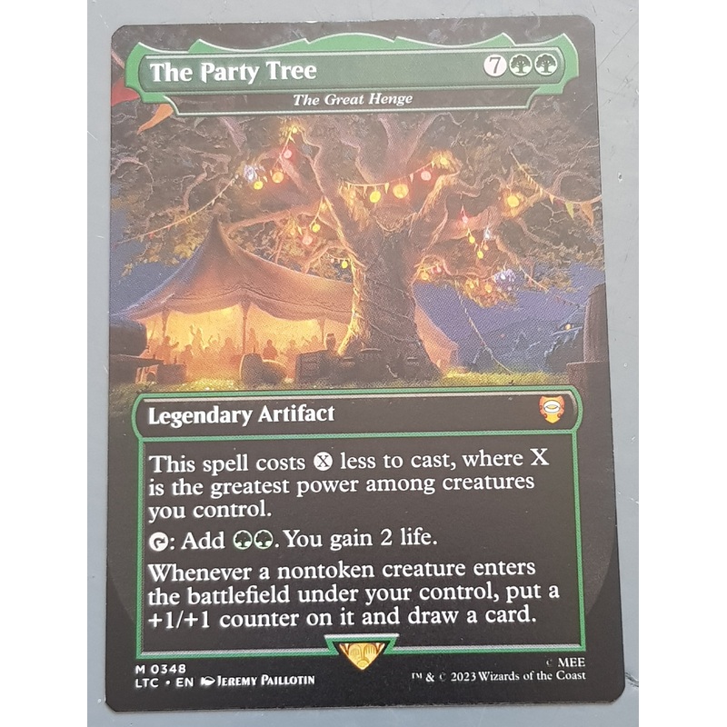 Magic the Gathering Lord of the Rings The Great Henge LTC #348 (Extended Art) Trading Card