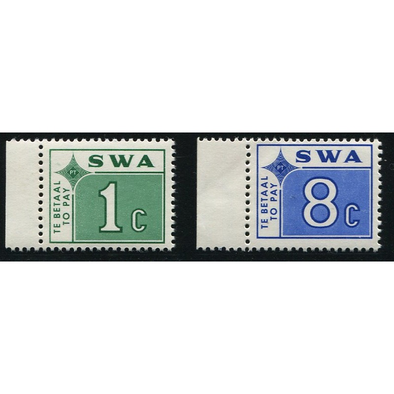 SWA 1972 POSTAGE DUES   MNH – SACC D56-61