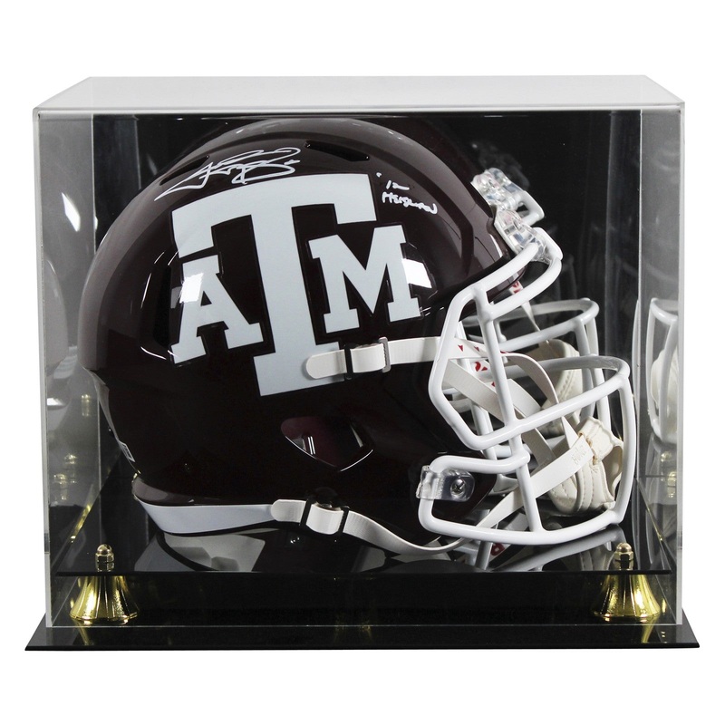 Texas A&M Johnny Manziel 12 HT Signed F/S Speed Rep Helmet W/ Case BAS Wit 2