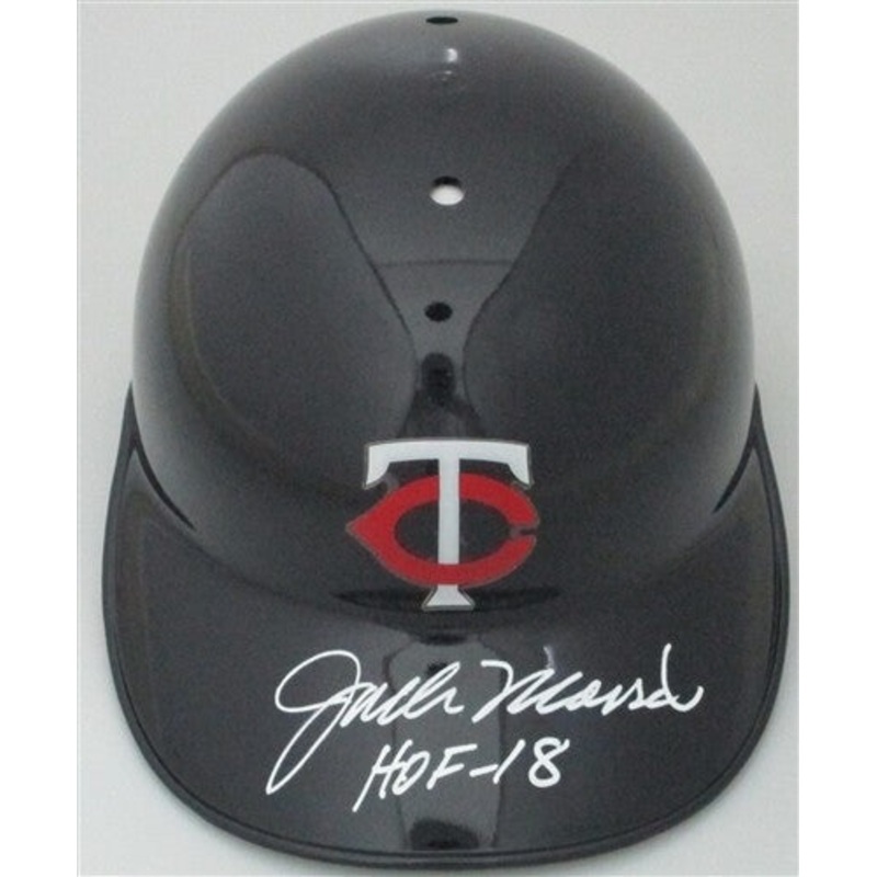 Twins JACK MORRIS Signed Full Size Rawlings Helmet w/ HOF 18 AUTO JSA