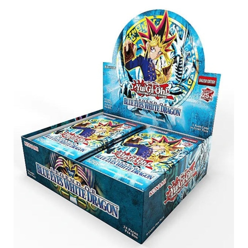 Yu-Gi-Oh! Legend of Blue-Eyes White Dragon 25th Anniversary Edition Factory Sealed Case (12 Booster Boxes)
