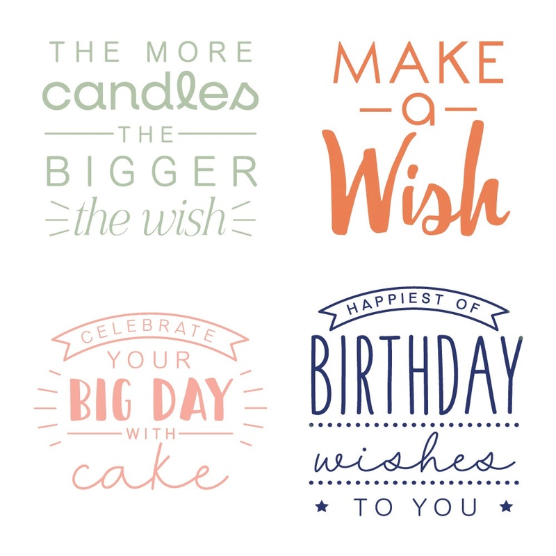 Big Bold Birthday – 4×4 Stamp Set