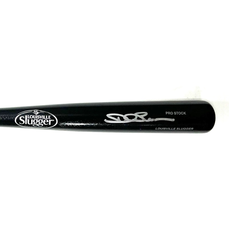 Brewers DALE SVEUM Signed Louisville Slugger Black Bat AUTO – BECKETT