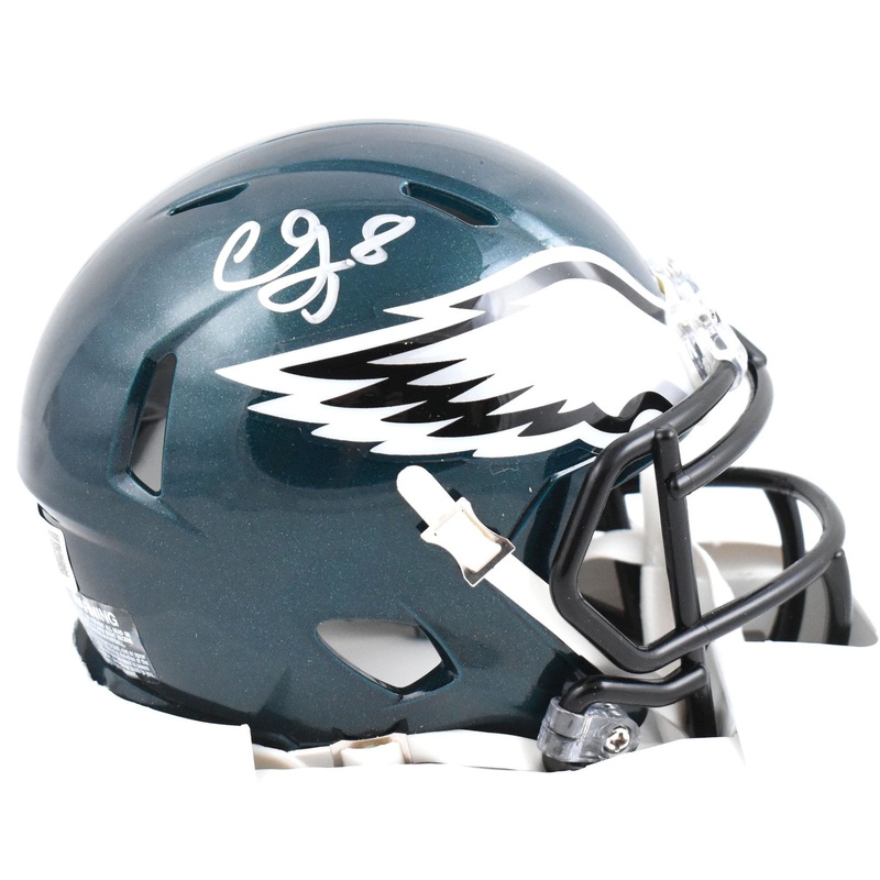 CJ Gardner-Johnson Autographed Eagles Speed Mini Helmet – Beckett W Hologram