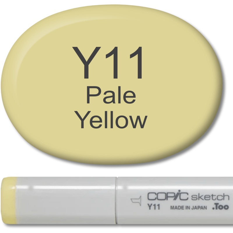 Copic Sketch Marker – Y11 Pale Yellow