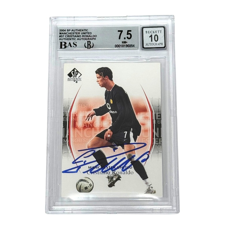 Cristiano Ronaldo Signed 2004 SP Upper Deck #37 Rookie Card – BGS 8 AUTO 10