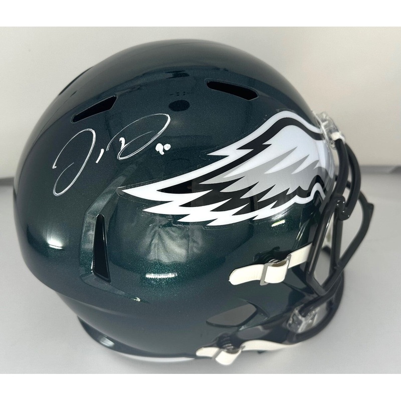 Eagles Linebacker JORDAN DAVIS Signed Full Size Replica Speed Helmet AUTO – BAS