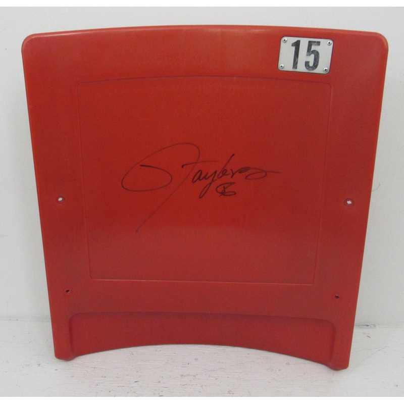 Lawrence Taylor HOF Signed/Auto Giant Stadium Chair Back NY Giants Steiner 19574