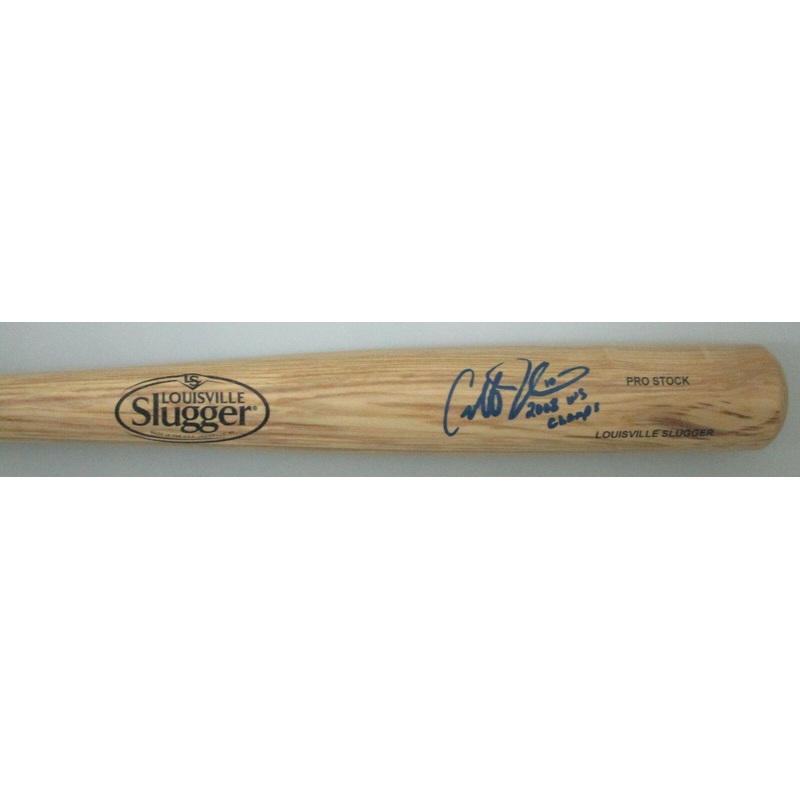 Phillies GEOFF JENKINS Signed Louisville Slugger Blonde Bat AUTO w/ Script – JSA