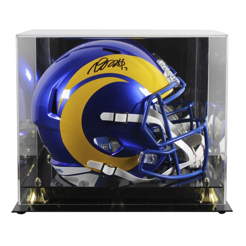 Rams Davante Adams Signed Full Size Speed Rep Helmet W/ Case BAS Witnessed
