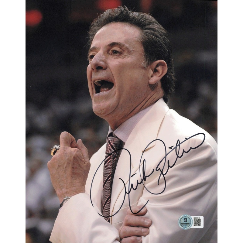 Rick Pitino Autographed 8×10 Photo Kentucky, Louisville Beckett BAS QR #BS12913