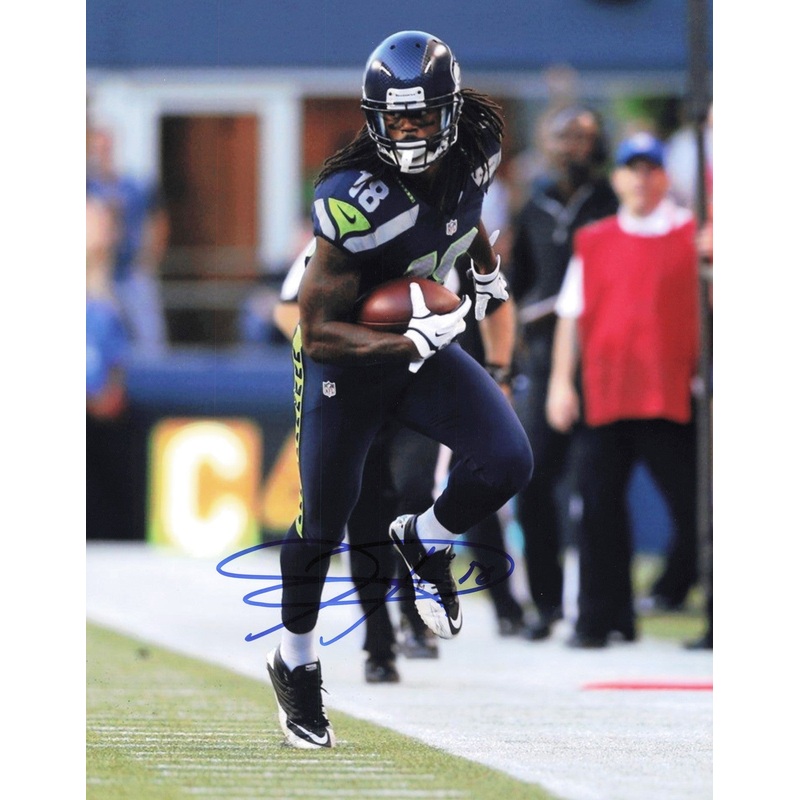 Sidney Rice Autographed Signed 11×14 Photo Seattle Seahawks SKU #243989