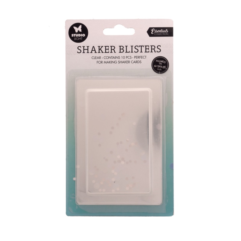 Studio Light Shaker Window Blister Rectangle Essentials 105x65x5mm 10 PC nr.04