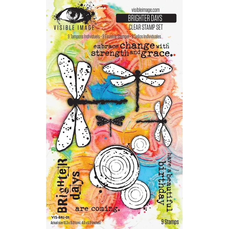 Visible Image – Brighter Days 4in x 6in Stamp Set
