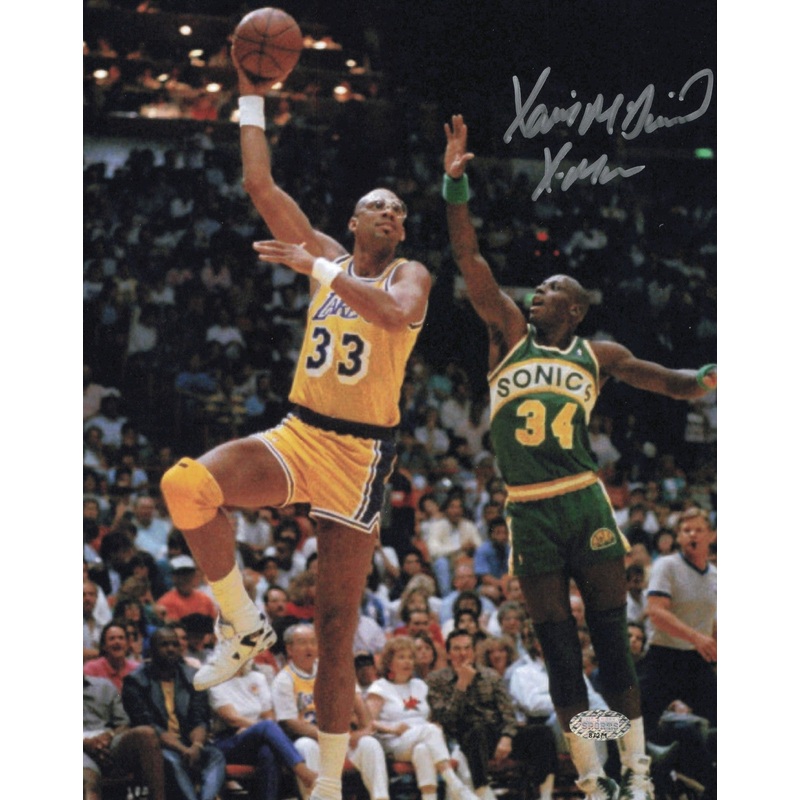Xavier X-Man McDaniel Autographed 8×10 Photo Seattle Supersonics MCS Holo #87271