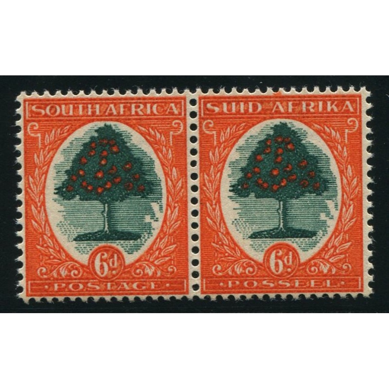 1938 6d STRONGER BACKGROUND MNH- SACC 60a