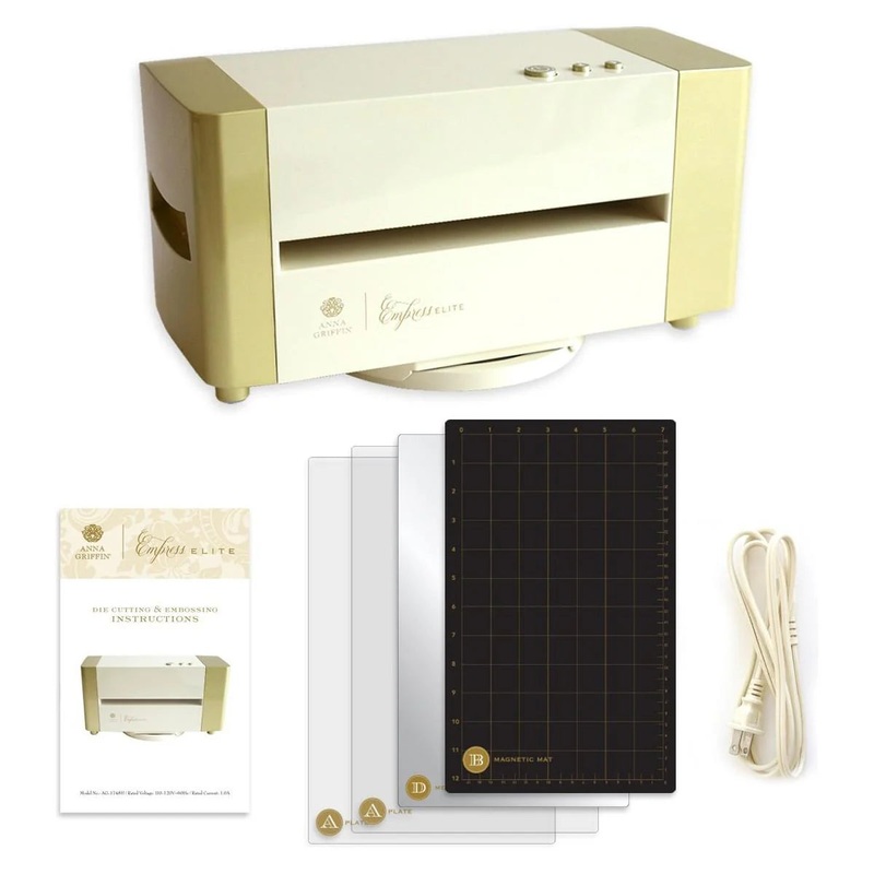Anna Griffin Empress Elite Die Cutting Machine with Set of Large Plates