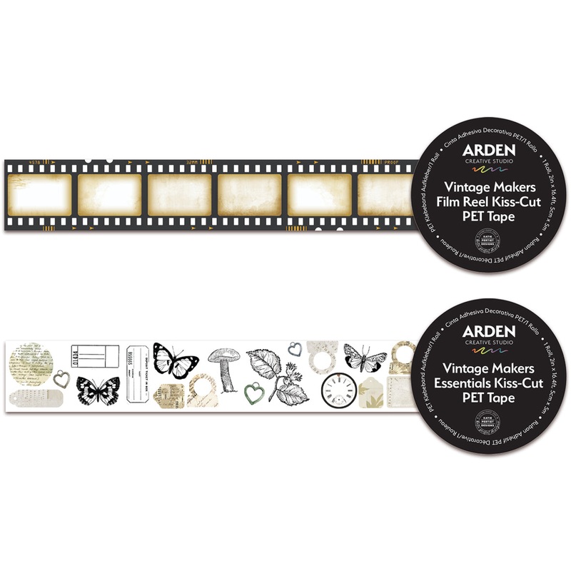 Arden Creative Studio Vintage Makers April 2025 Kiss-Cut PET Tape Bundle