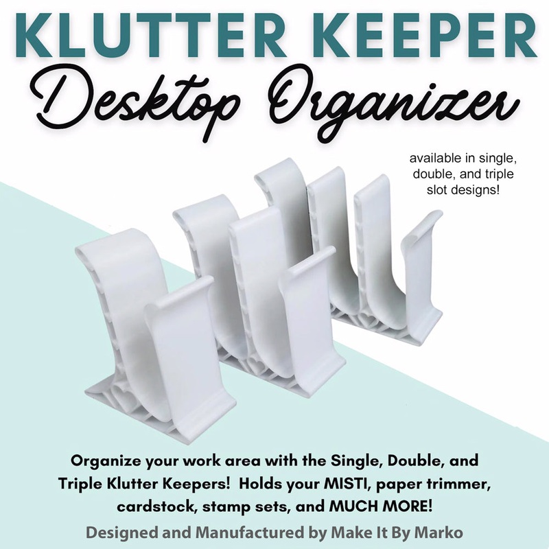 Bee Creative Craft Desk Organizer – White Klutter Keeper