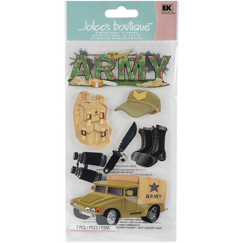 Jolee’s Le Grande Dimensional Stickers Army