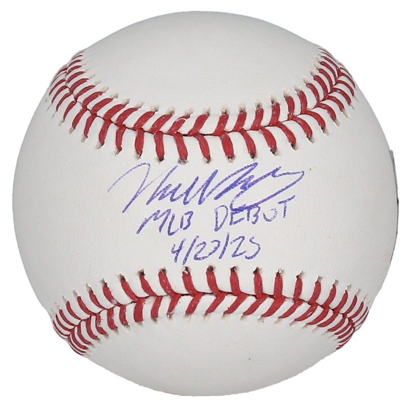 Nick Kurtz Autographed MLB Debut 4.3.25 Official MLB Baseball Fanatics