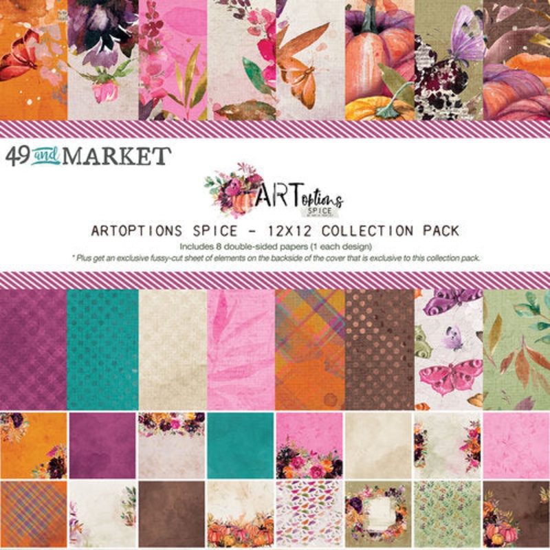 s15 – 49 & Market Double-Sided Cardstock 12X12  ARToptions Spice Collection