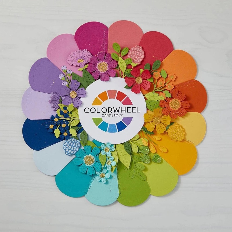 Spellbinders The Full 48 Colorwheel Cardstock 8.5×11 – 48 Sheets