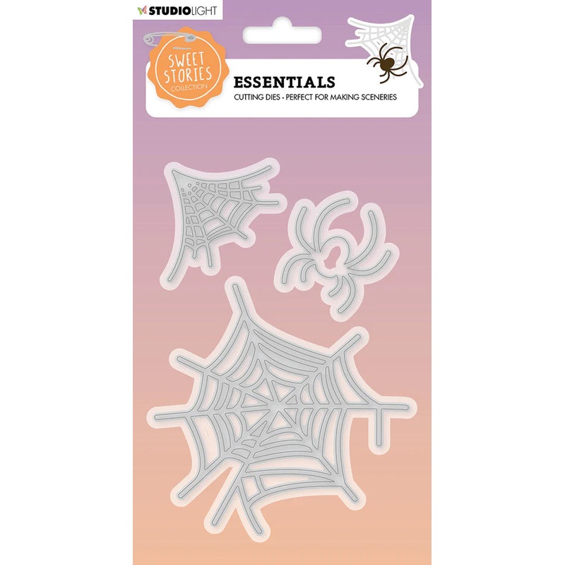 Studio Light Cutting Die Spiderweb Sweet Stories 105x151x1mm 3 PC nr.407