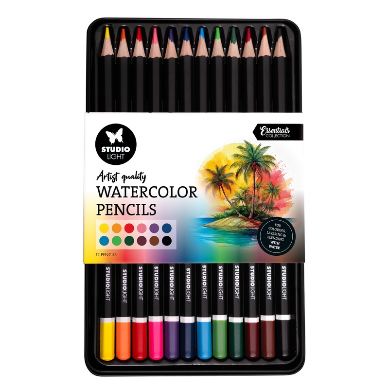 Studio Light Essentials Pencils 12 Watercolour Pencils