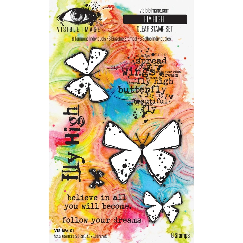 Visible Image -Fly High 4in x 6in Stamp Set