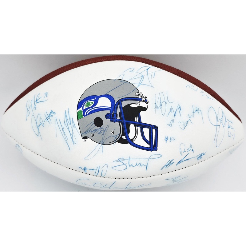 2001 Seattle Seahawks Team Autographed Signed Football With 48 Sigs SKU #243795