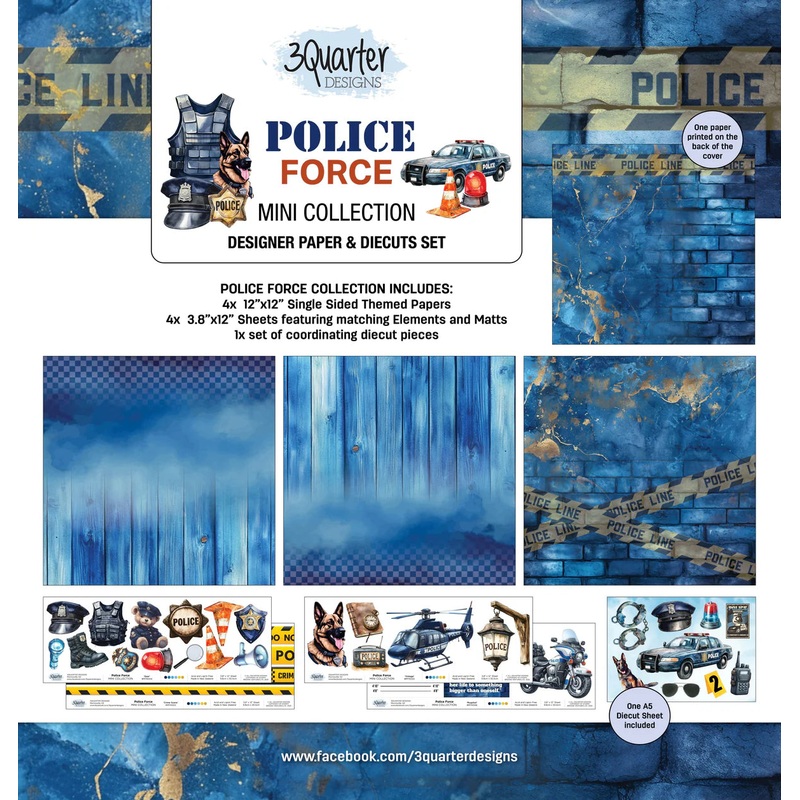 3Quarter Designs Police Force Mini 12×12 Collection