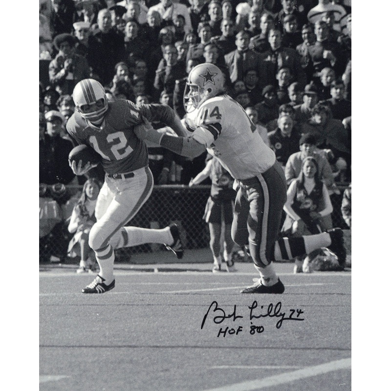 Bob Lilly Autographed Signed 8×10 Photo Dallas Cowboys SKU #245873