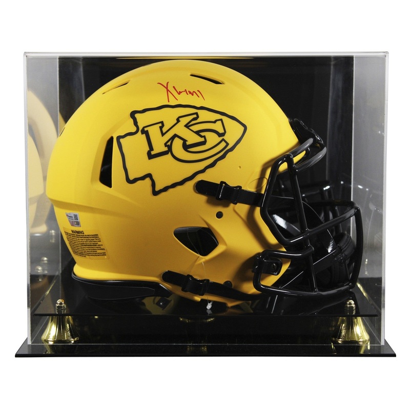Chiefs Xavier Worthy Signed Rave Full Size Speed Proline Helmet W/ Case Fanatics