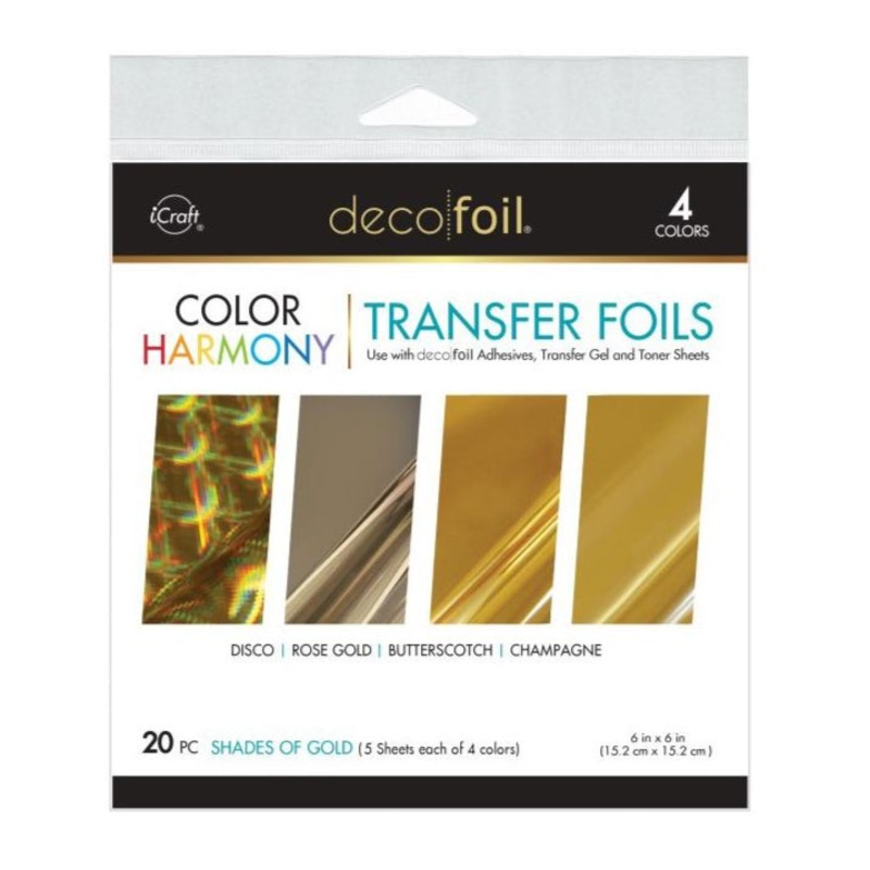 Deco Foil Color Of Harmony Transfer Foils – Shades Of Gold 20 pc