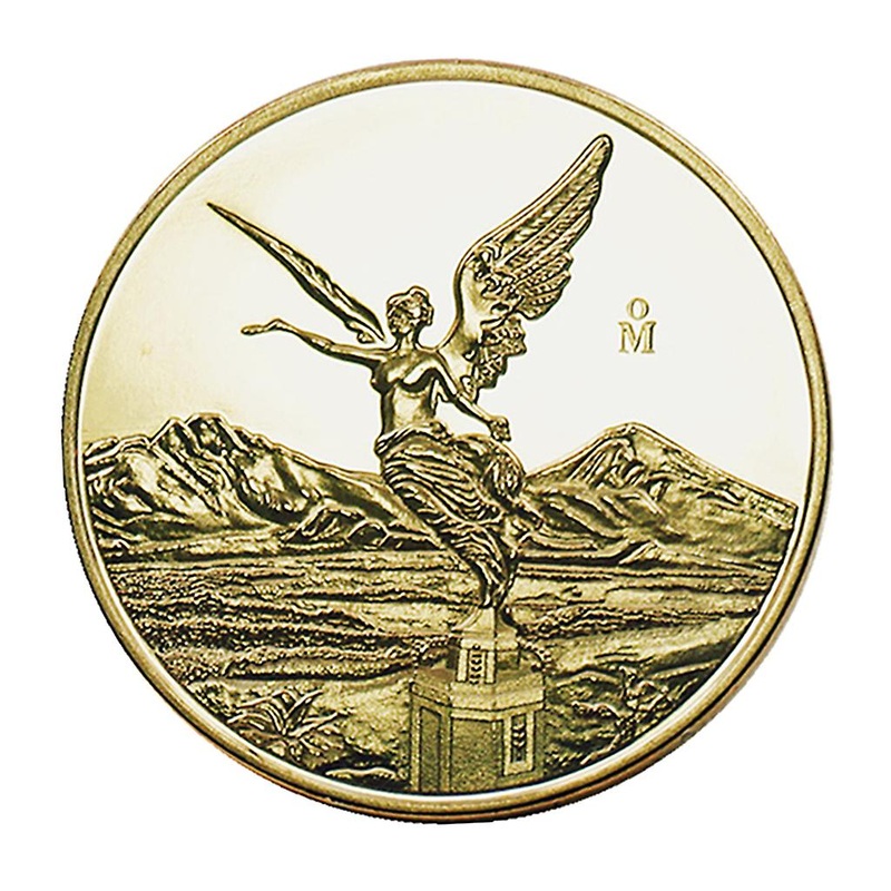 Mexican Statue of Liberty Commemorative Coin Collection Gift Souvenir Art Metal