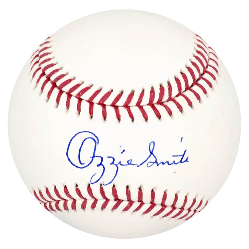 Ozzie Smith (CARDINALS) Signed Rawlings Official MLB Baseball – (Fanatics COA)