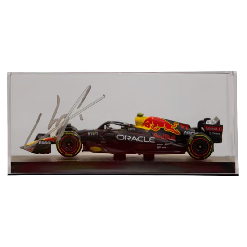 Sergio Perez Signed Formula 1 Redbull Racing Car 1:43 Scale with Beckett COA