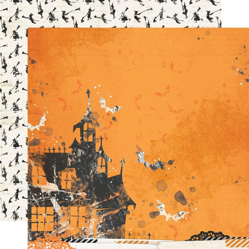 Simple Stories Simple Vintage October 31st Double-Sided Cardstock 12X12 In the Moonlight