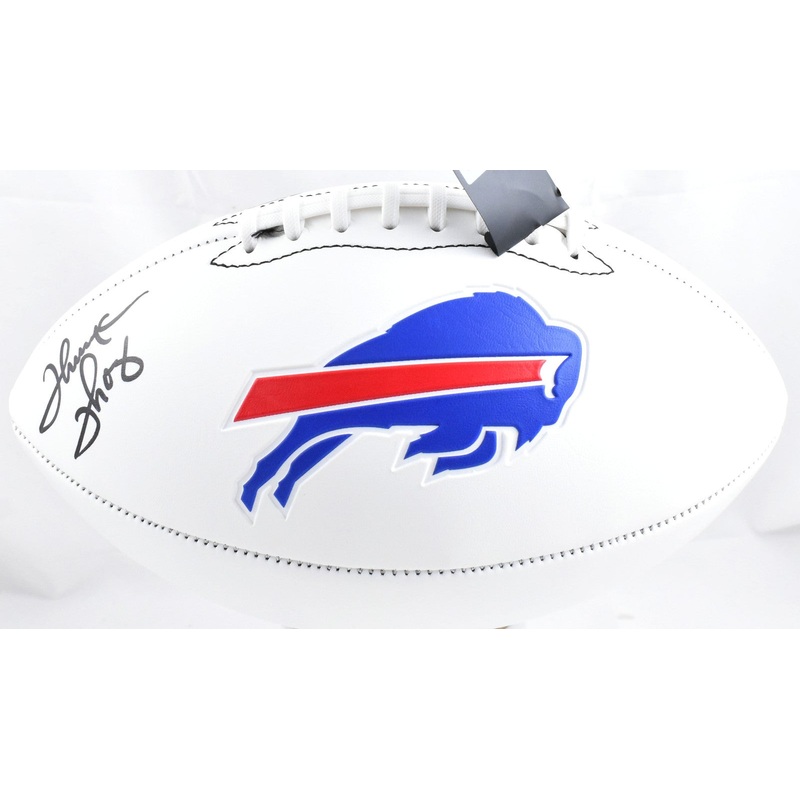 Thurman Thomas Autographed Buffalo Bills Logo Football – Beckett W Hologram