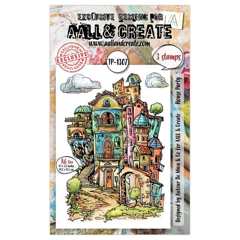 #TP-1307 – A6 Stamp Set – House Party