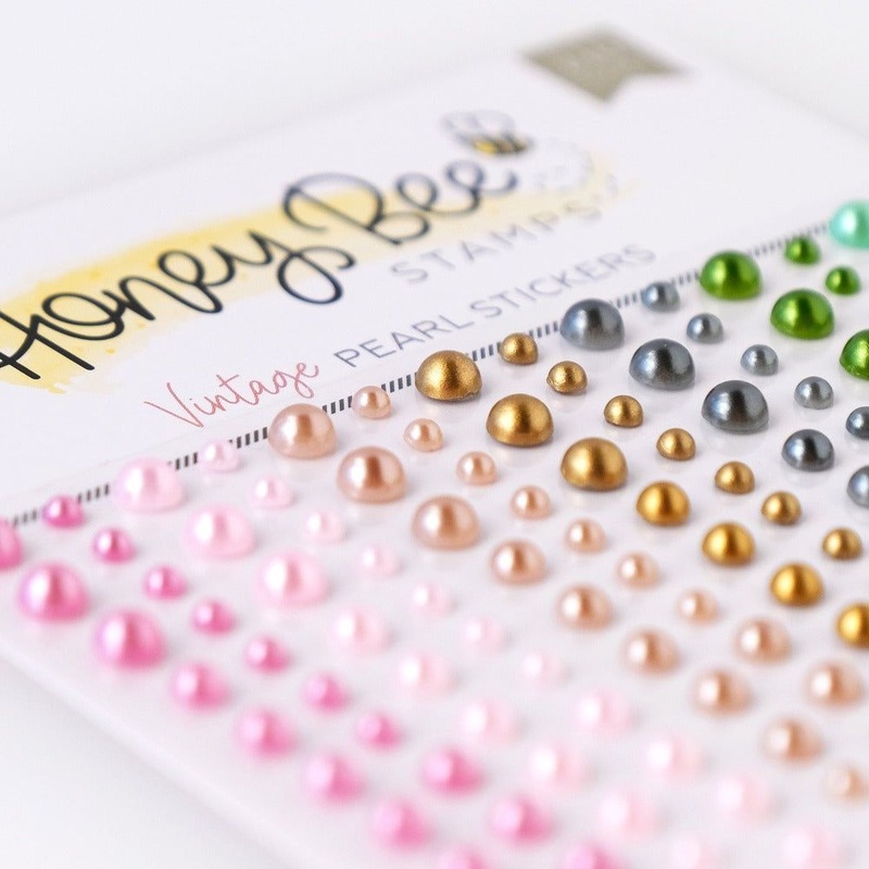 Vintage Pearls- Pearl Stickers – 210 Count