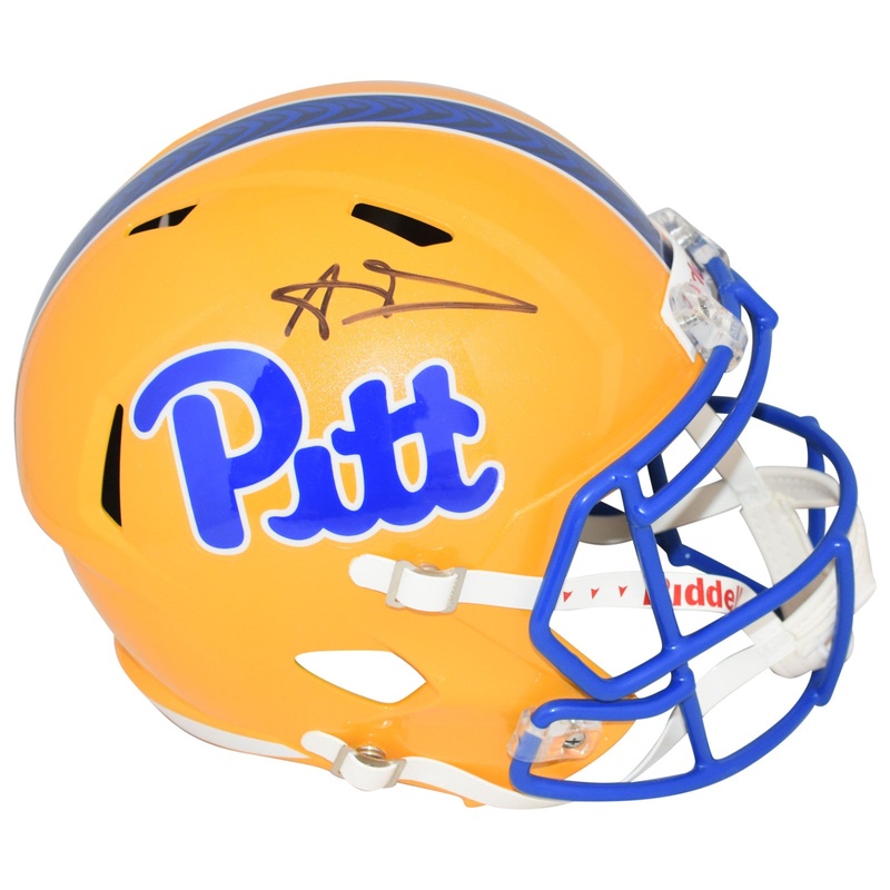 AARON DONALD SIGNED PITT PITTSBURGH PANTHERS FULL SIZE SPEED HELMET BECKETT